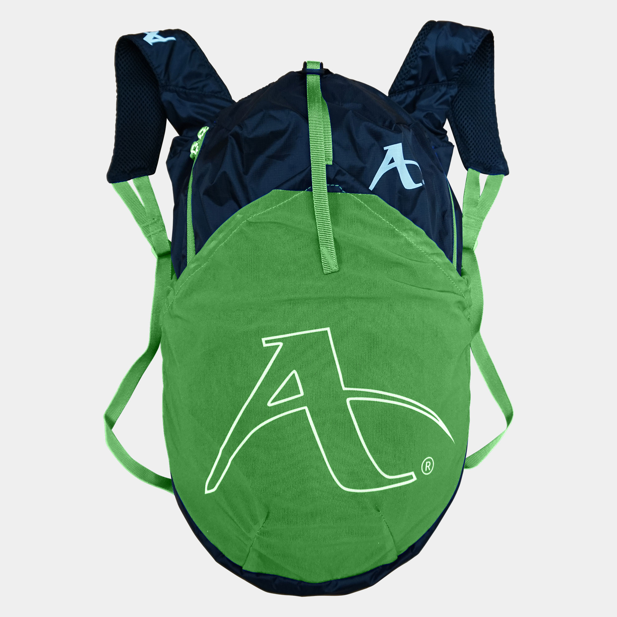 Arawaza-Stowaway-Backpack-GREEN.jpg ARAWAZA STOWAWAY BACKPACK 18L BLACK/GREEN - Image 1